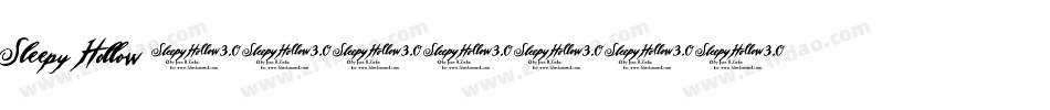 Sleepy Hollow 3字体转换